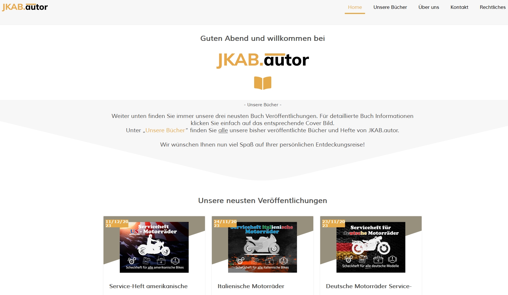Website von JKAB.autor